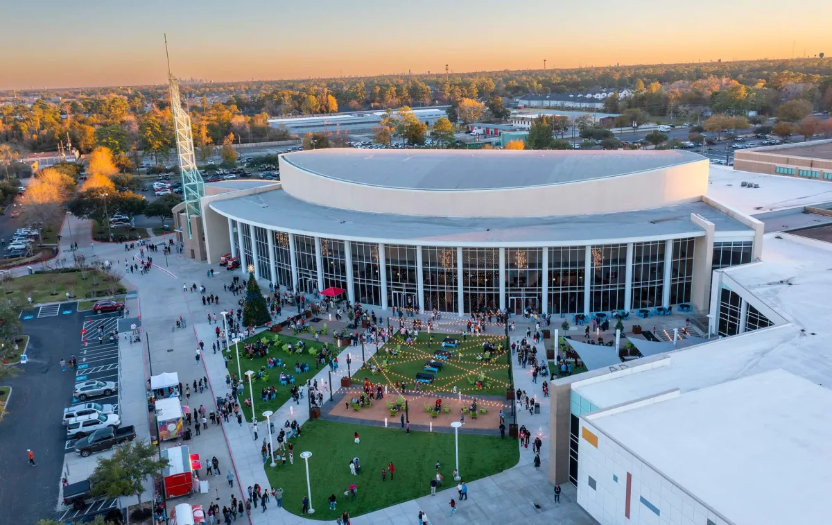 Aerial view of the Champions Campus