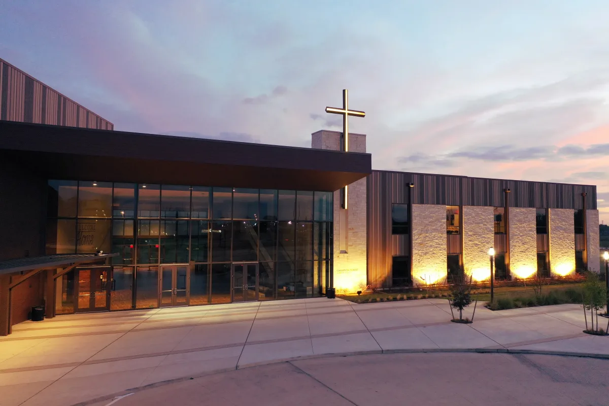 North Klein Campus at sunset