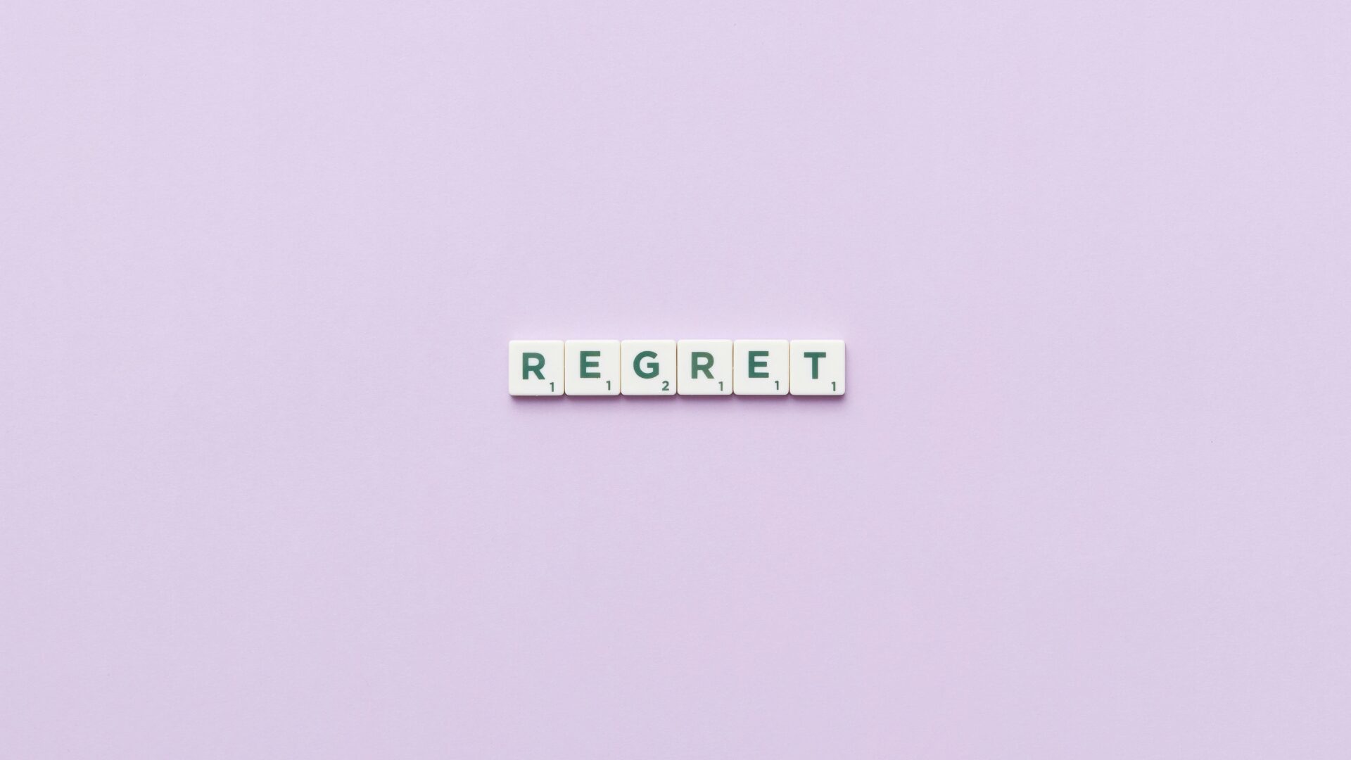 How to Let Go of Past Regrets